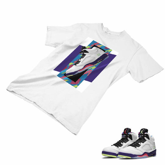 ghost green jordan 5 shirt