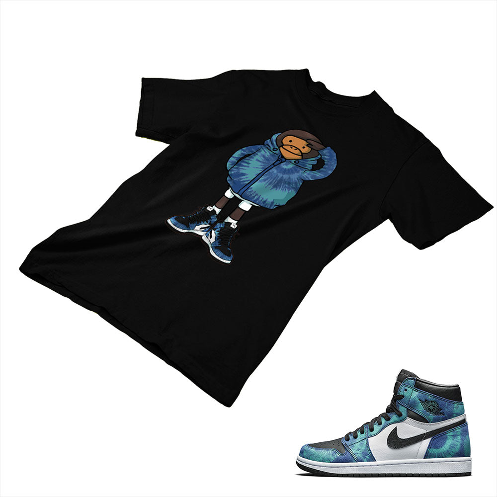 tie dye jordan shirt