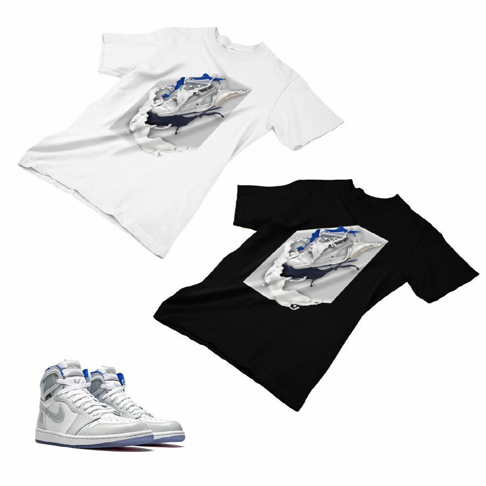 racer blue jordan 1 shirt