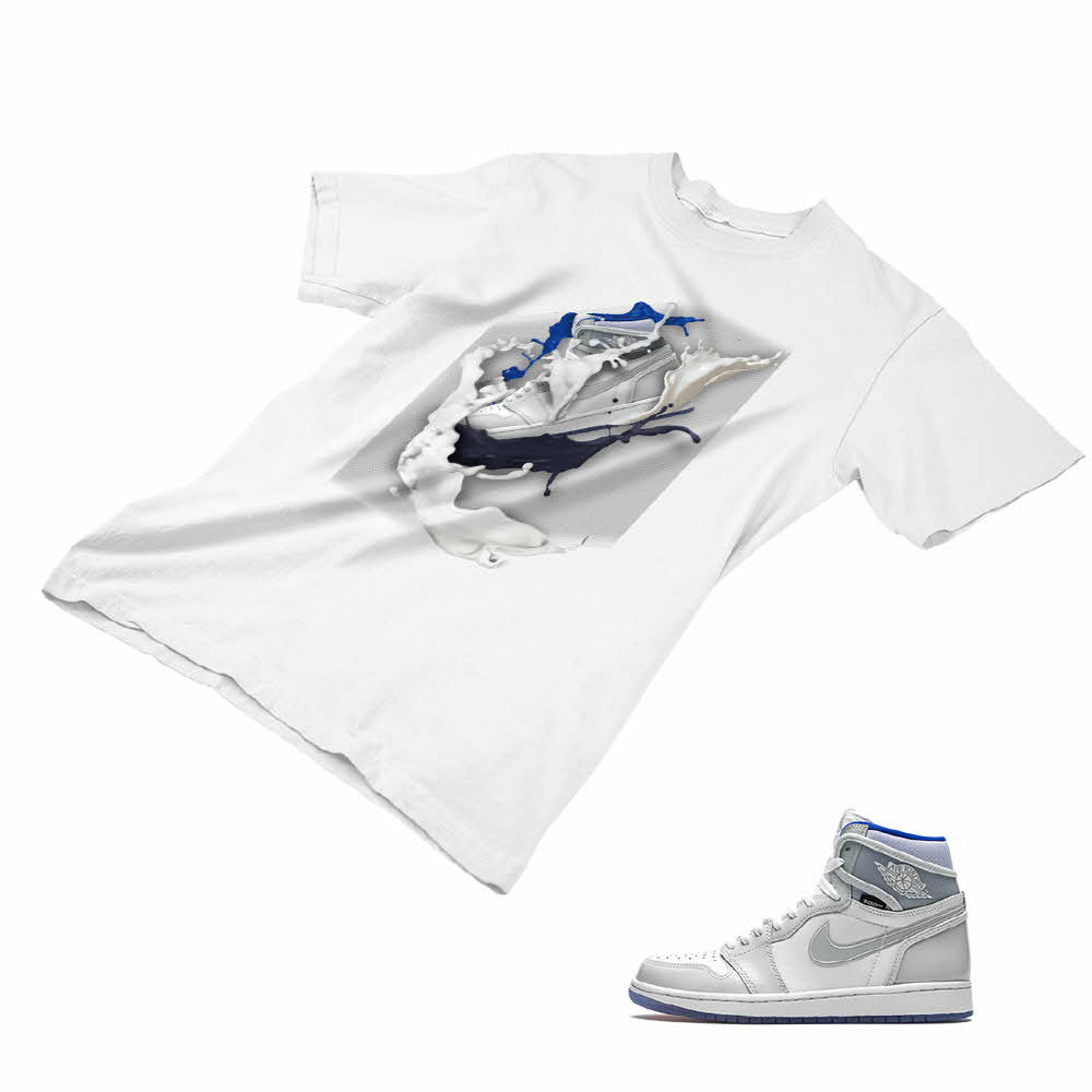 racer blue jordan 1 shirt