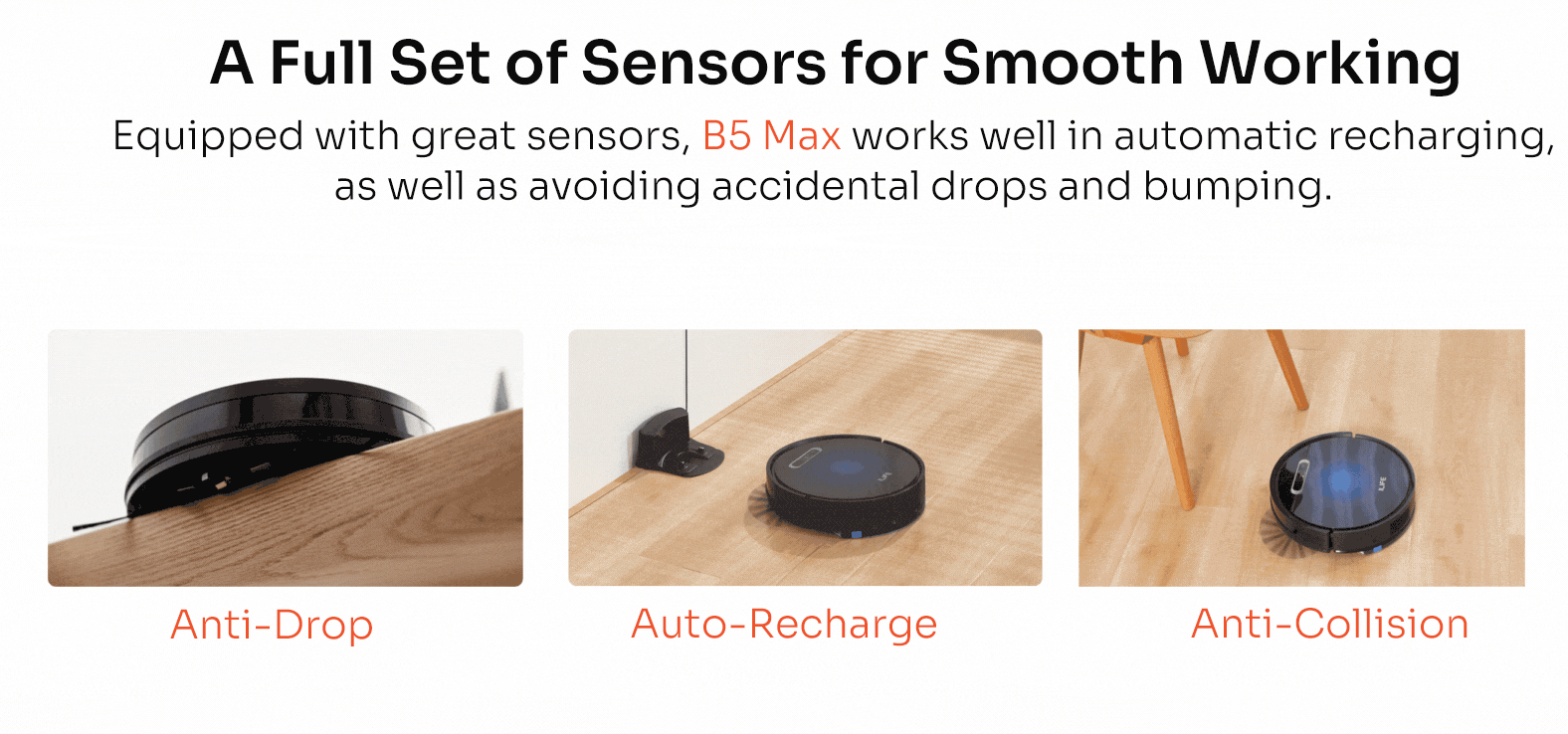 sensors for smooth working