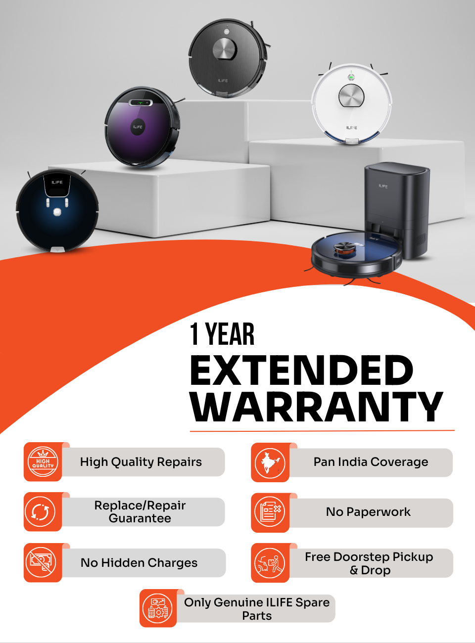 ILIFE 1 year extended warranty image 1