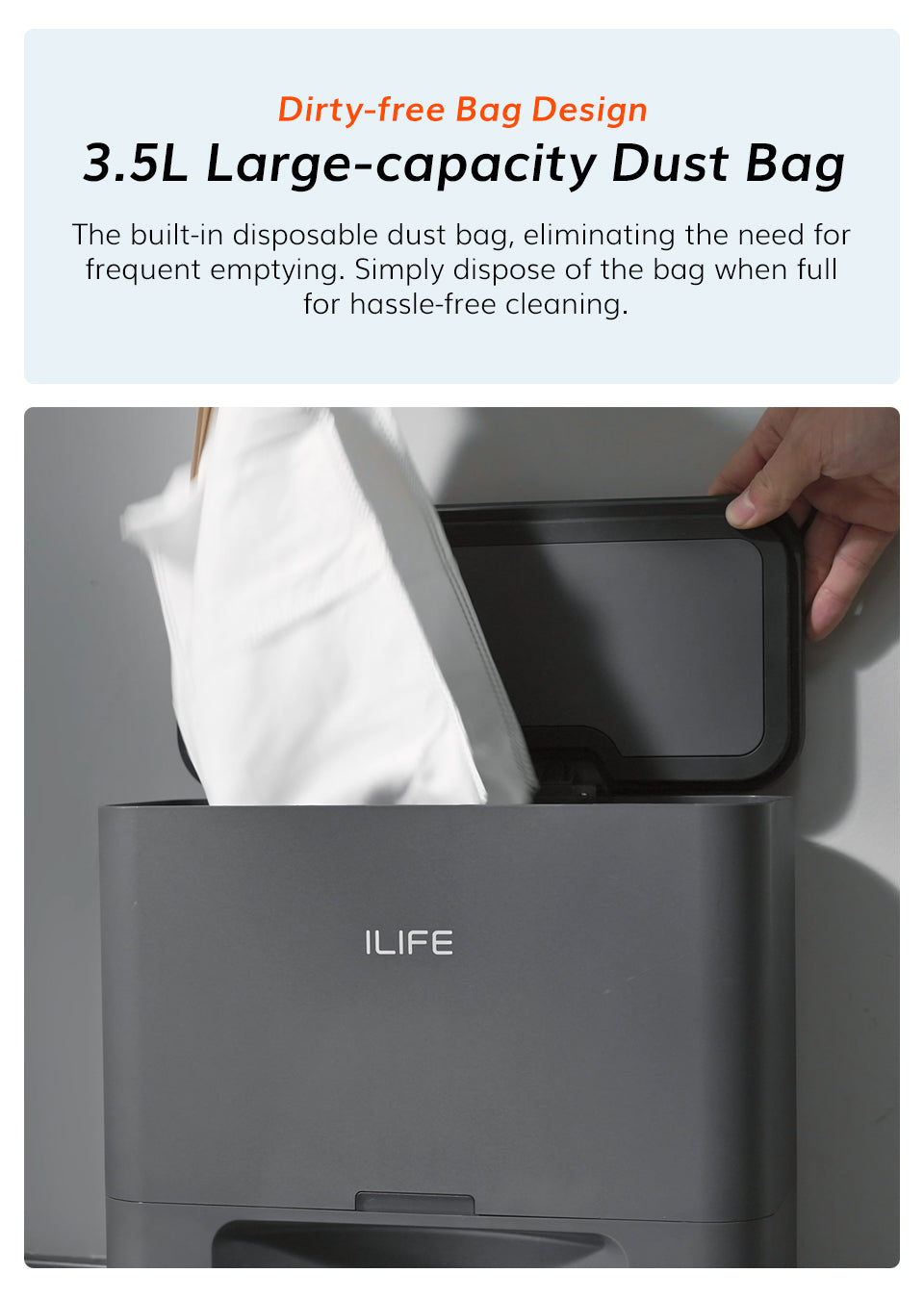 3.5L large dust bag