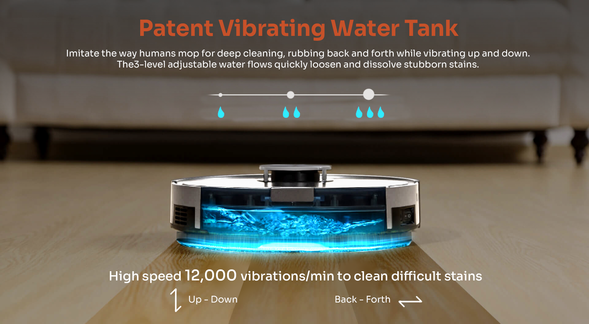 patent vibrating watertank