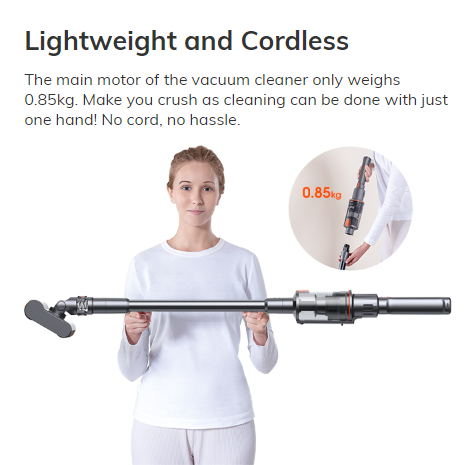 Lightweight and cordless