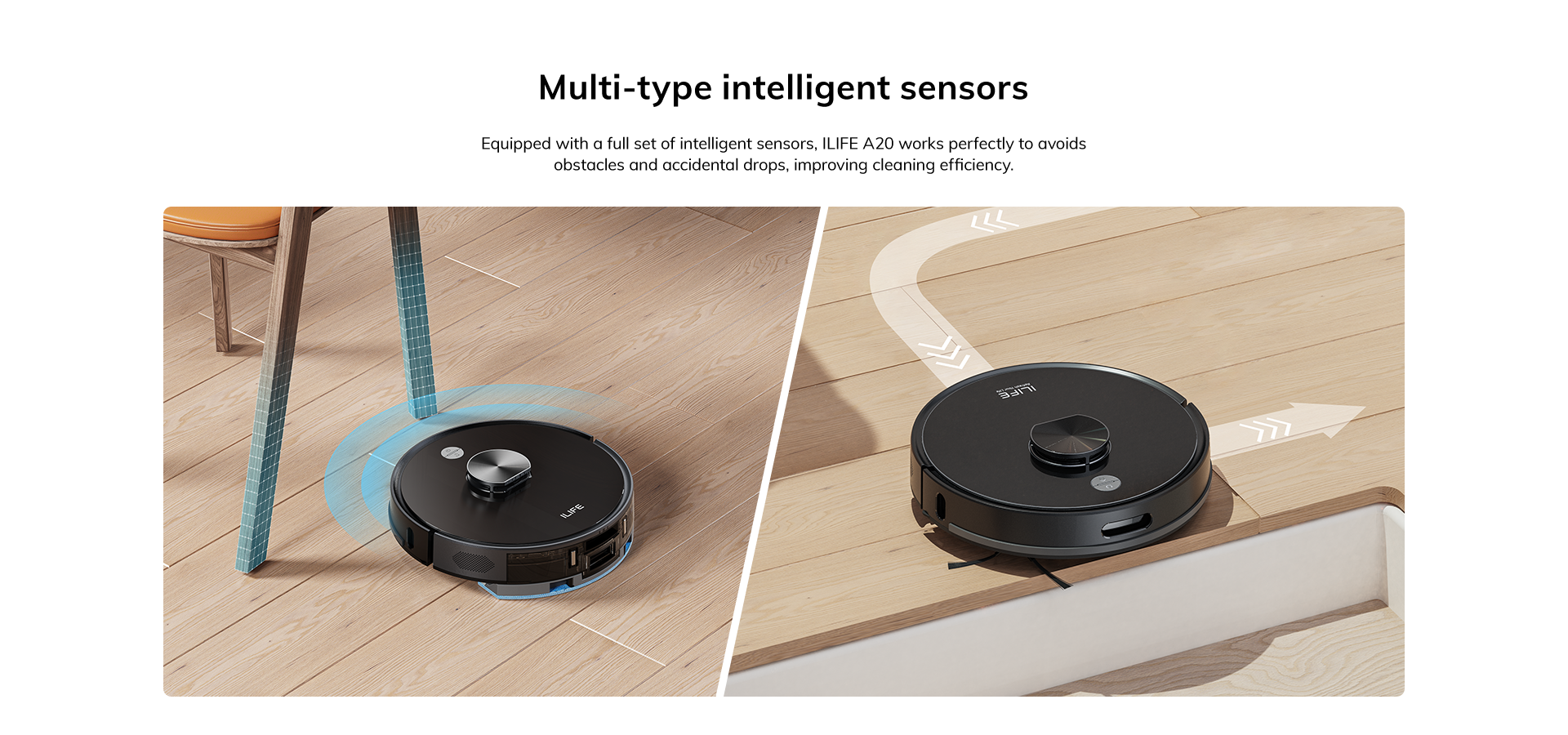 Intelligent anti fall and anti collision sensors