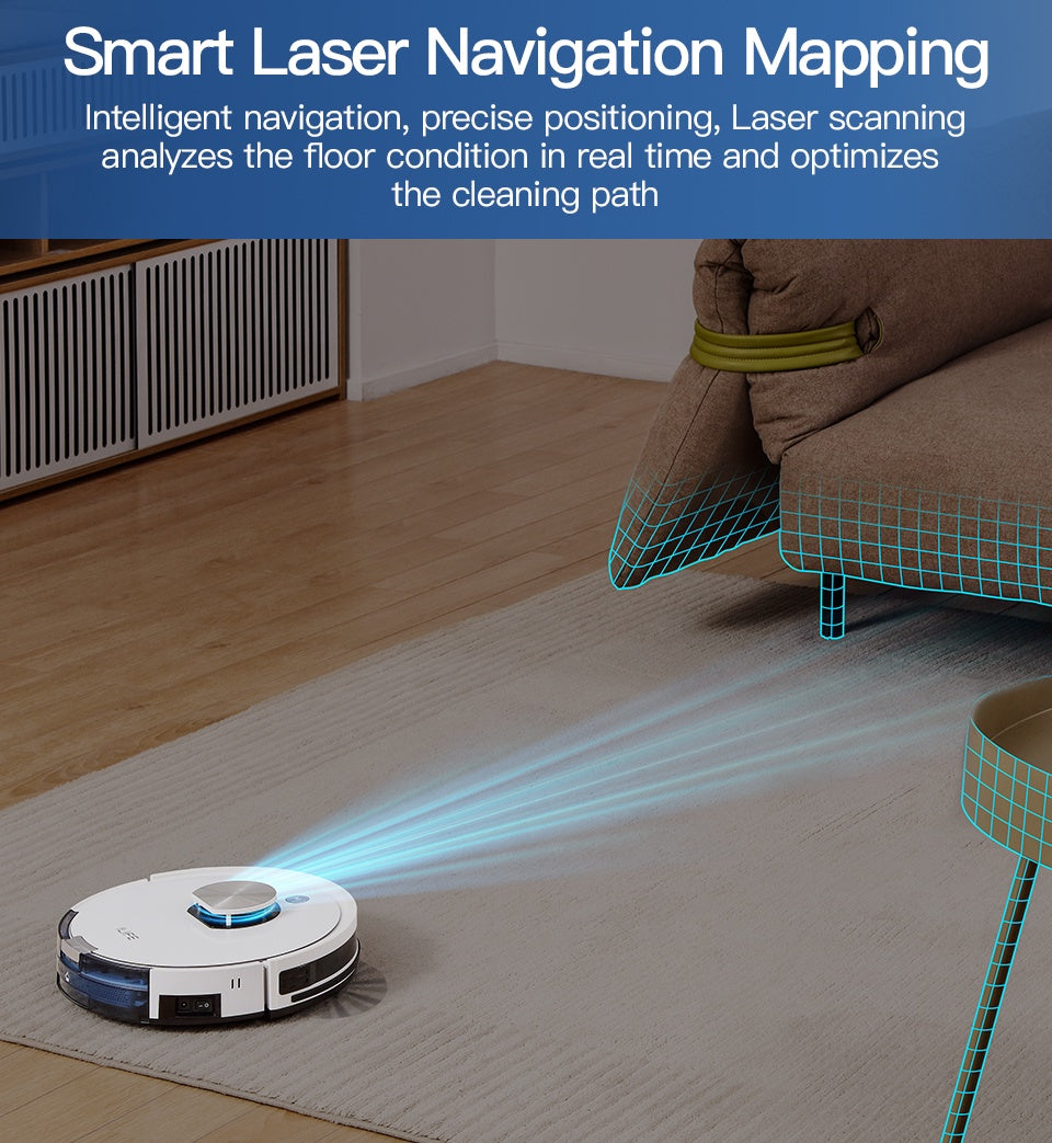 smart laser navigation and mapping