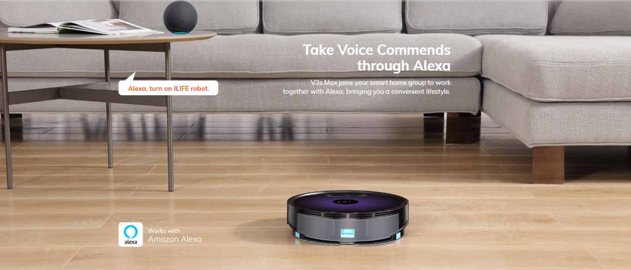 Takes Voice Commends through Alexa