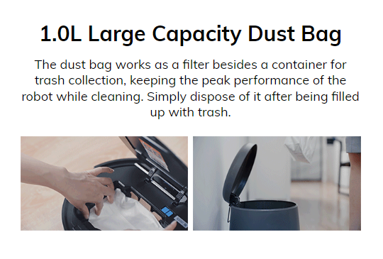 1.0L Large Capacity Dust Bag