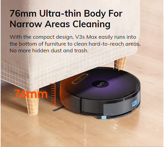 Ultra-thin Body For Narrow Areas Cleaning