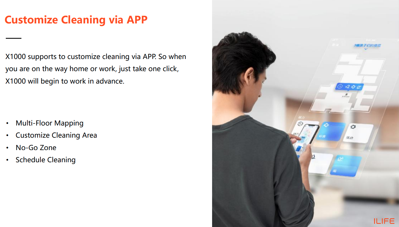 Customize Cleaning via APP