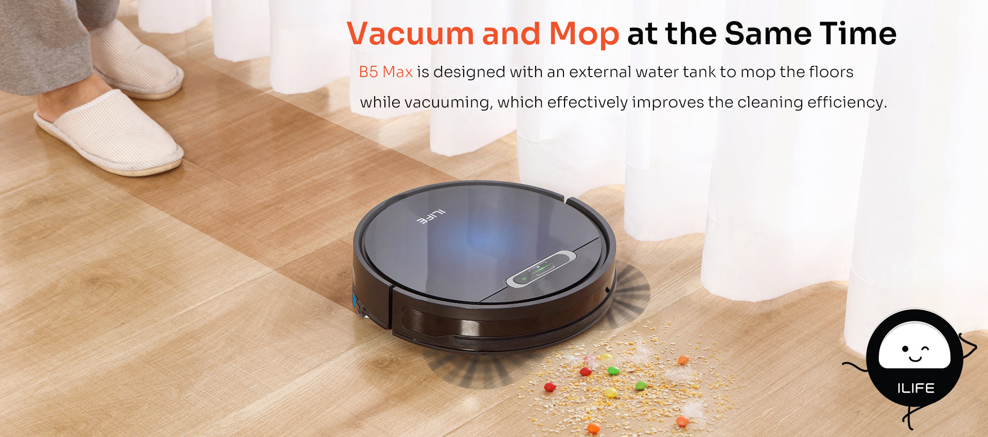 vacuum and mop at same time