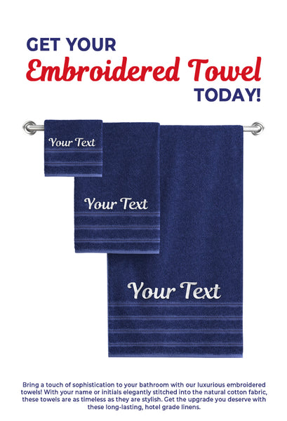 Get your Embroidered Towel today