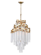 Load image into Gallery viewer, 10 LIGHT DOWN CHANDELIER WITH GOLD FINISH - Dreamart Gallery