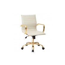 Load image into Gallery viewer, Toni Low Back Gold Office Chair - Dreamart Gallery