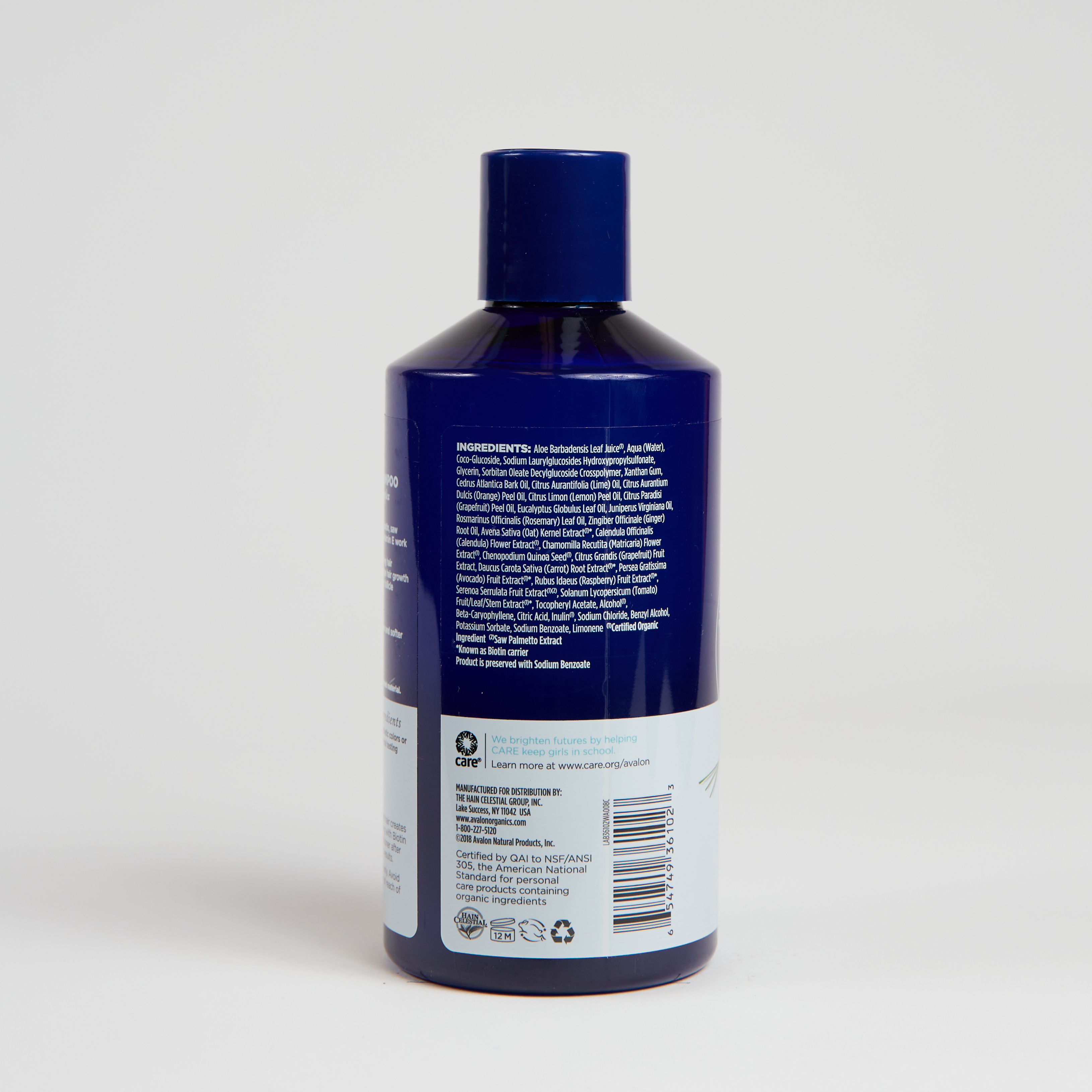 Avalon Organic Biotin & Shampoo - 14 Oz - Mustard Wellness
