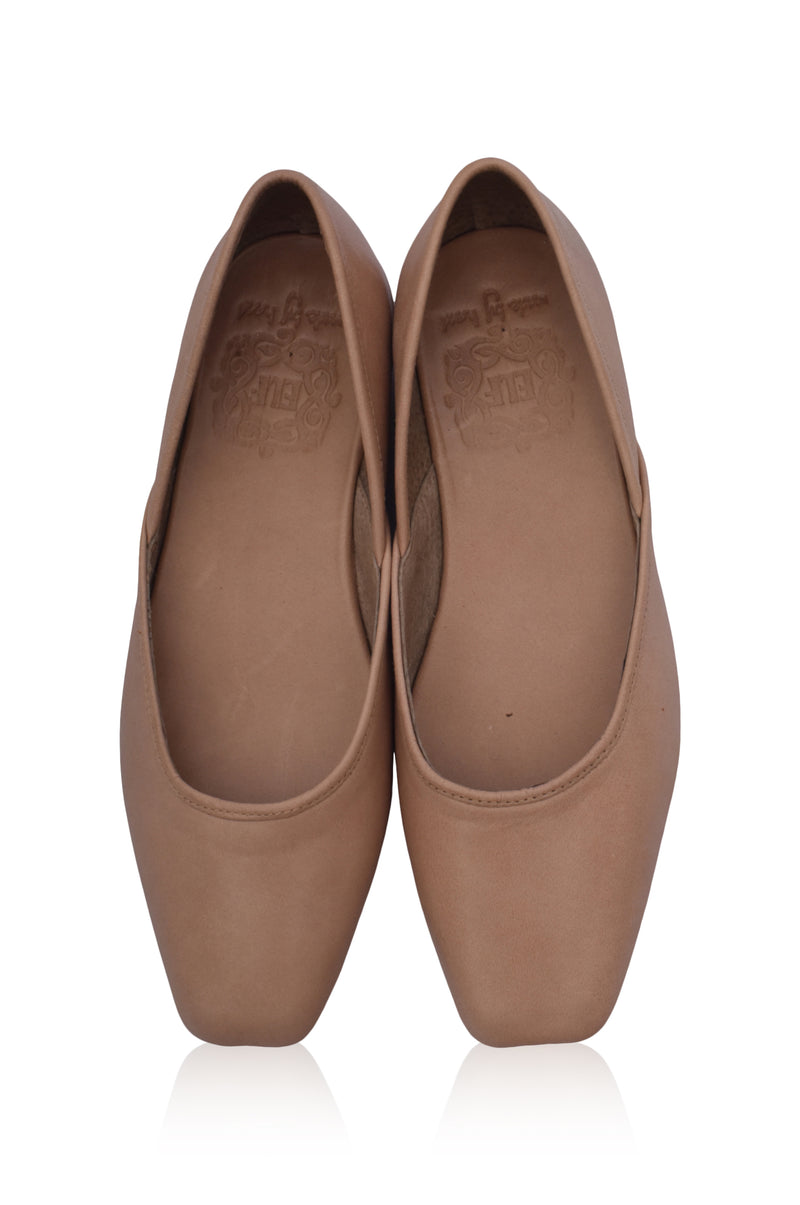 Amore Square Toe Ballet Flats