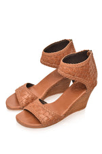 Athena Leather Wedges