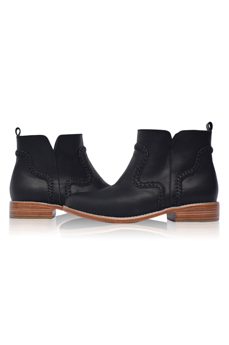 Forever Leather Ankle Boots