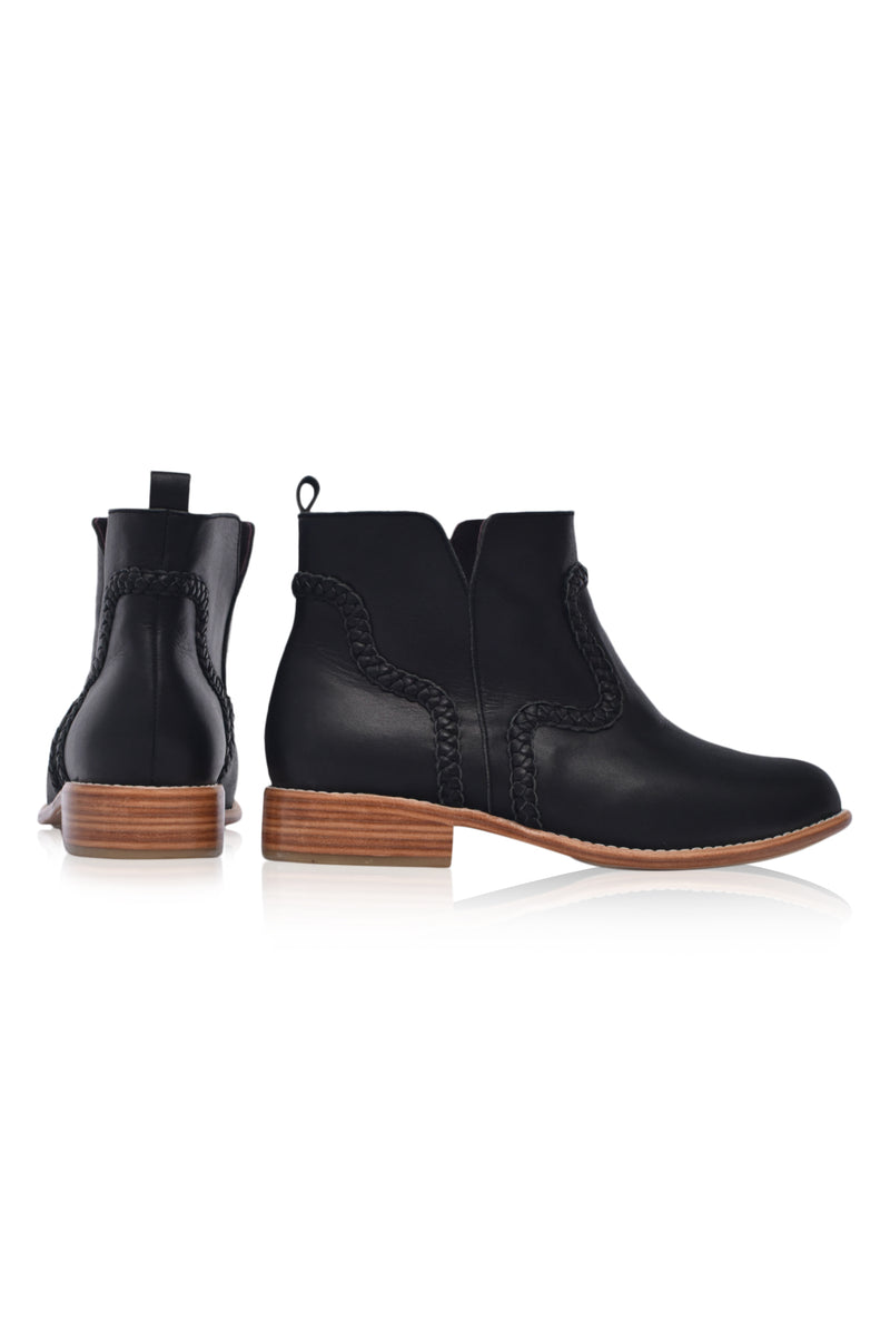 Forever Leather Ankle Boots