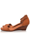 Leather Shoes - Dreamland Leather Wedges