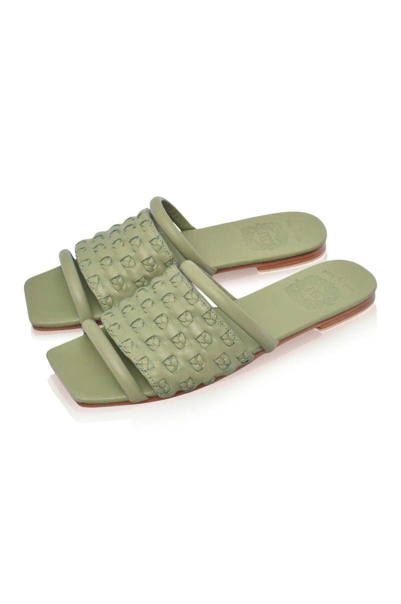 Majorca Leather Slides