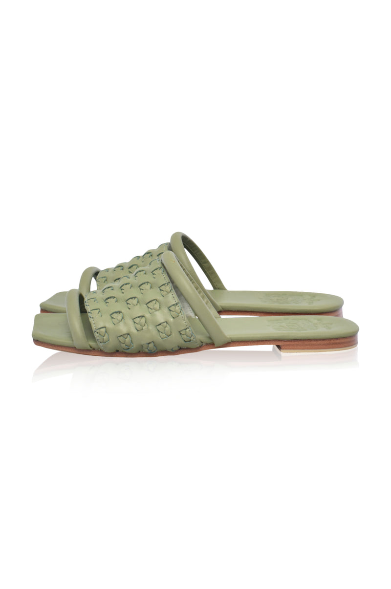 Majorca Leather Slides