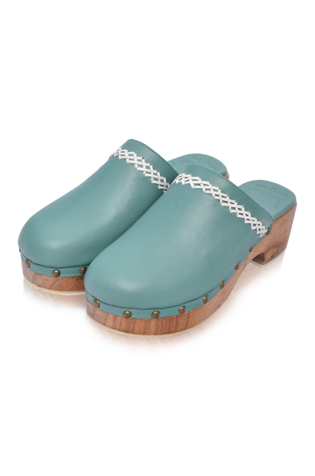 Malibu Leather Clogs (Sz. 8.5)