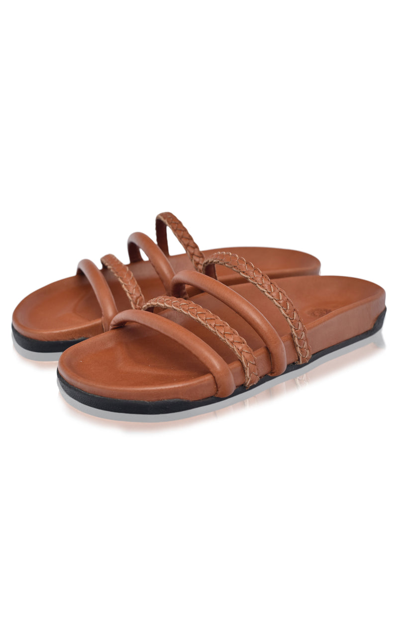 Castaway Leather Slides