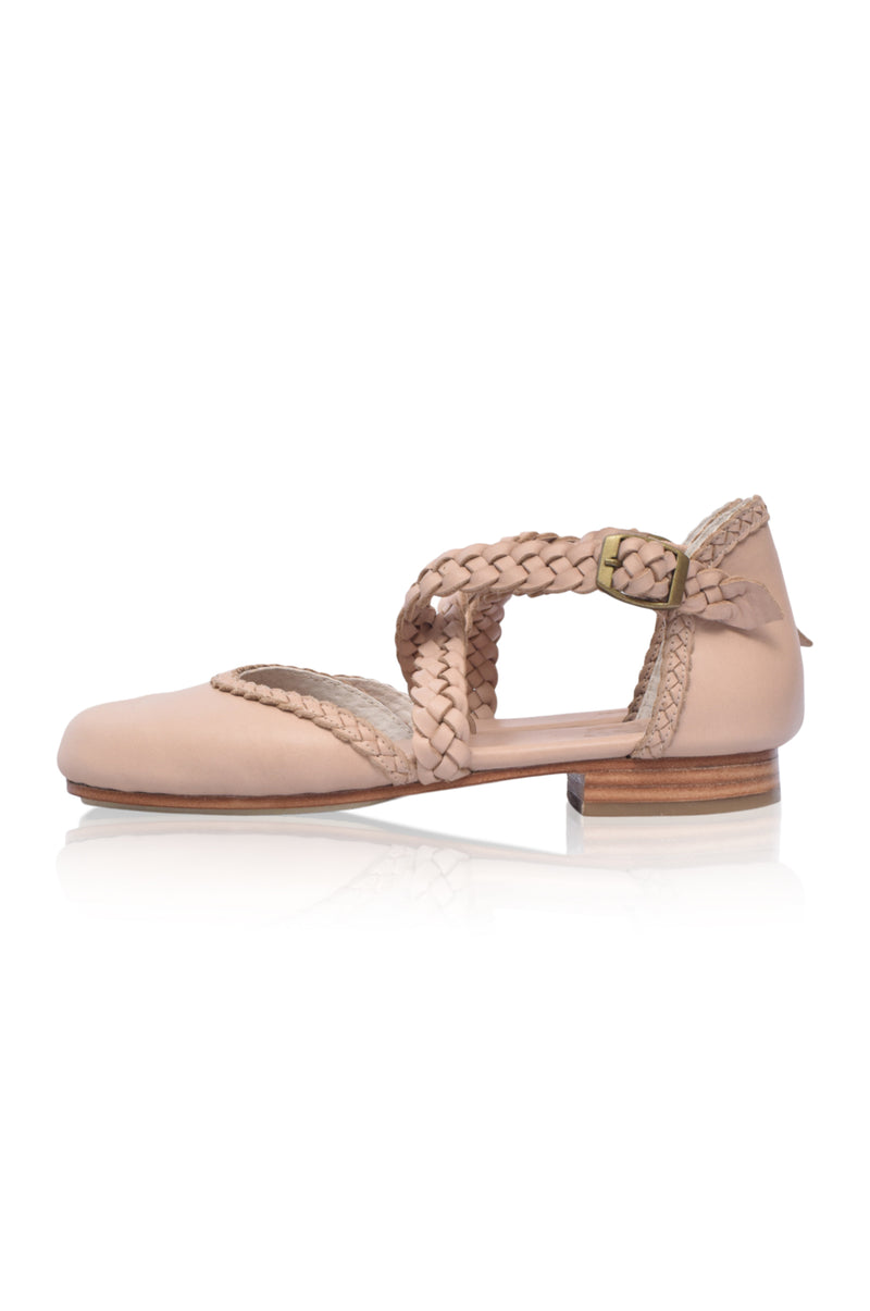 Tallulah Braided Leather Flats