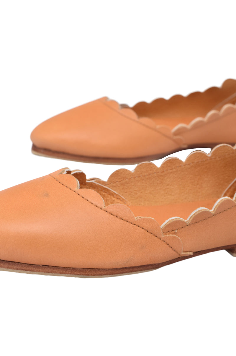 Valentina Leather Ballet Flats (*Sz. 5.5)