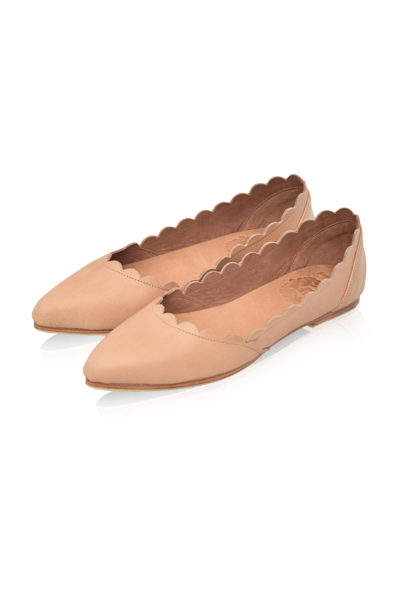 Valentina Leather Ballet Flats