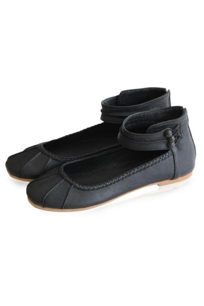 Leather Shoes - Muse Ballet Flat