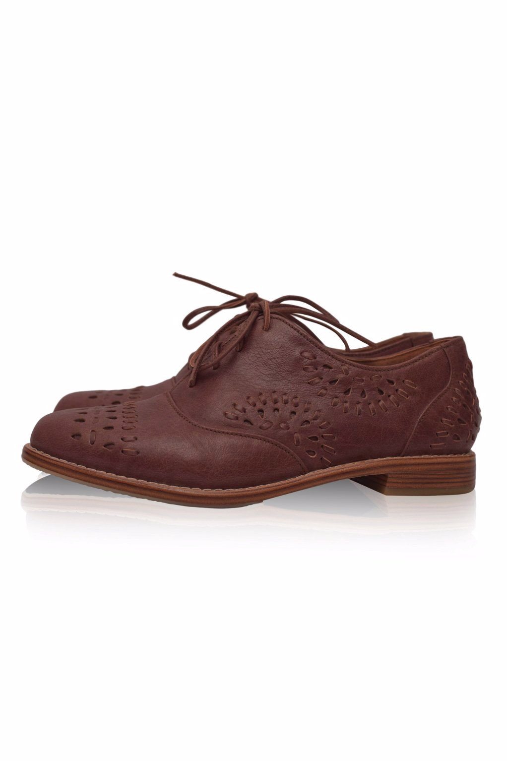 Leather Shoes - Heartbreak Leather Oxfords