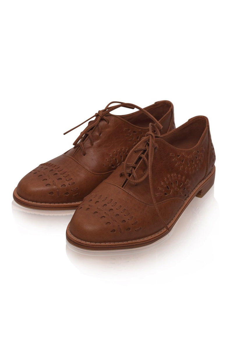 Leather Shoes - Heartbreak Leather Oxfords