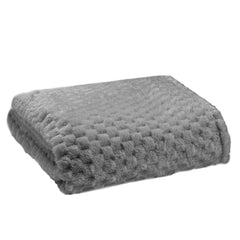 Plaid Storm Aria 150x200 cm Tinta Unita Dark Grey - Amo La Casa Shop