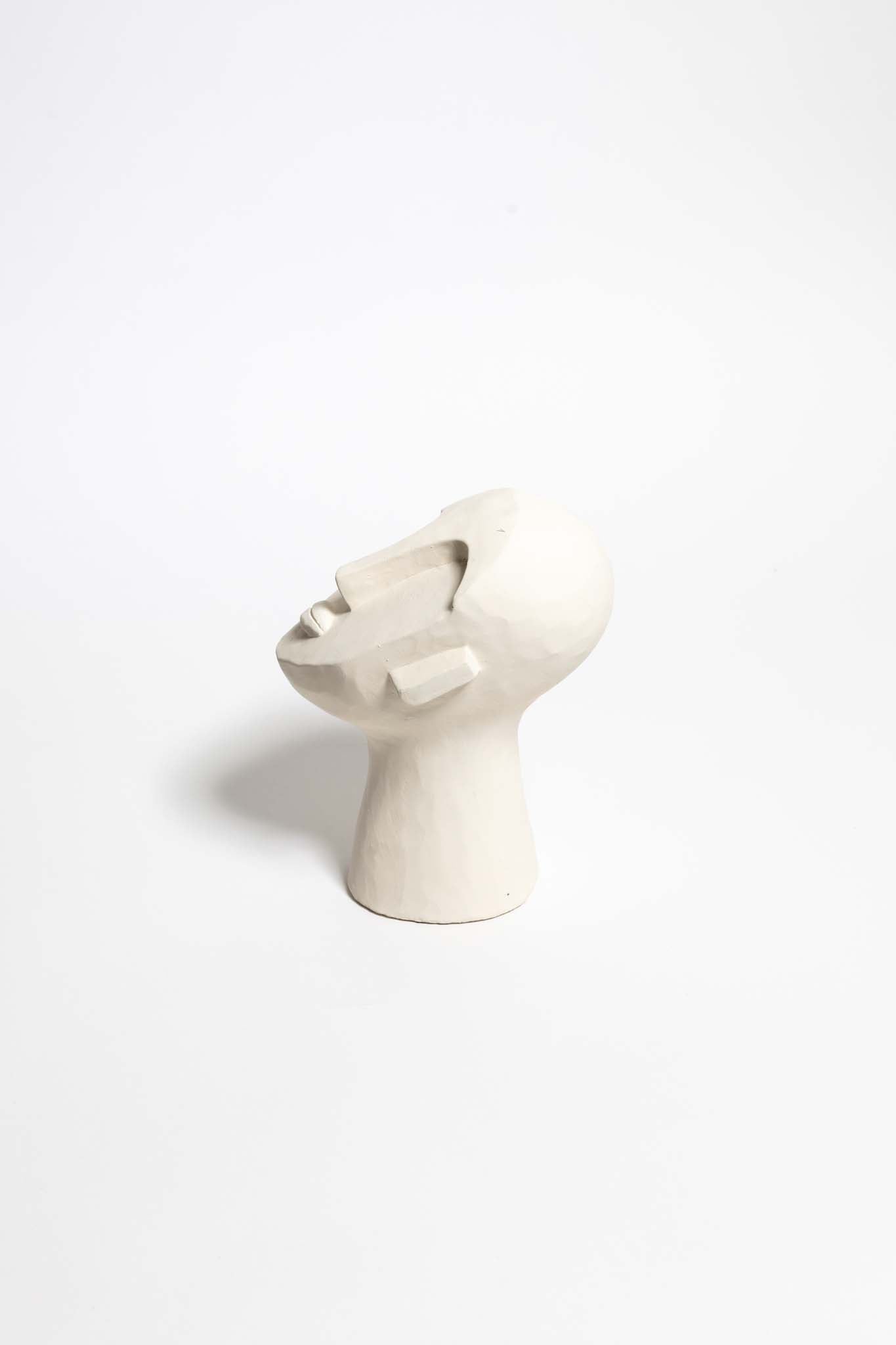 Download Deep In Thought Cement Face Object Matte White Thelifestyledco Shop