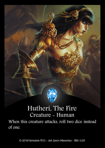 Hutheri, The Fire - Invasion TCG Card