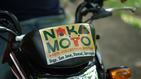 NAKAMOTO - a local pilot solution where waste collectors are organized to collect household waste through motorcycles