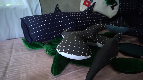 Upcycled Whale Shark Plush Toys by KALIPI