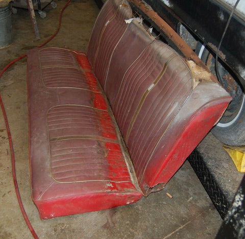 1964 64 Ford Galaxie 500 Oem Fast Back Red Rear Back