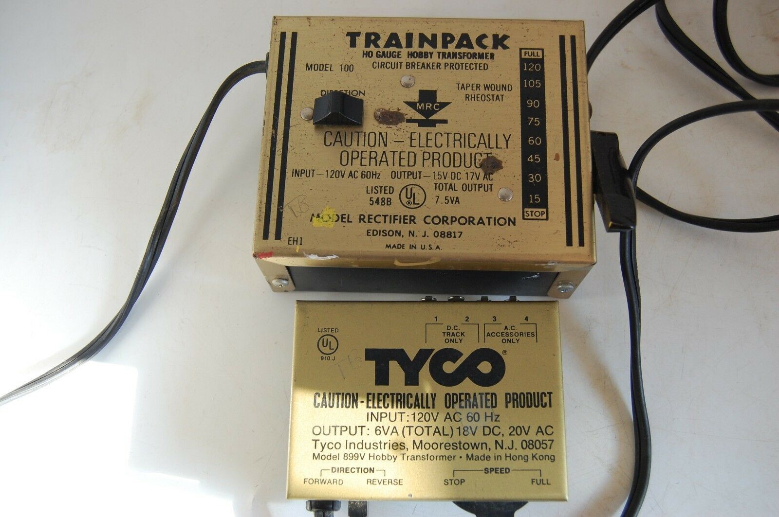 Track 20v DC Tested Tyco Train Power Pack Transformer Model 899V 120V 18v AC  Power & Control Transformers marinacape.bg