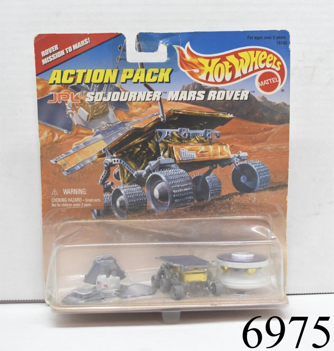 hot wheels action pack sojourner mars rover