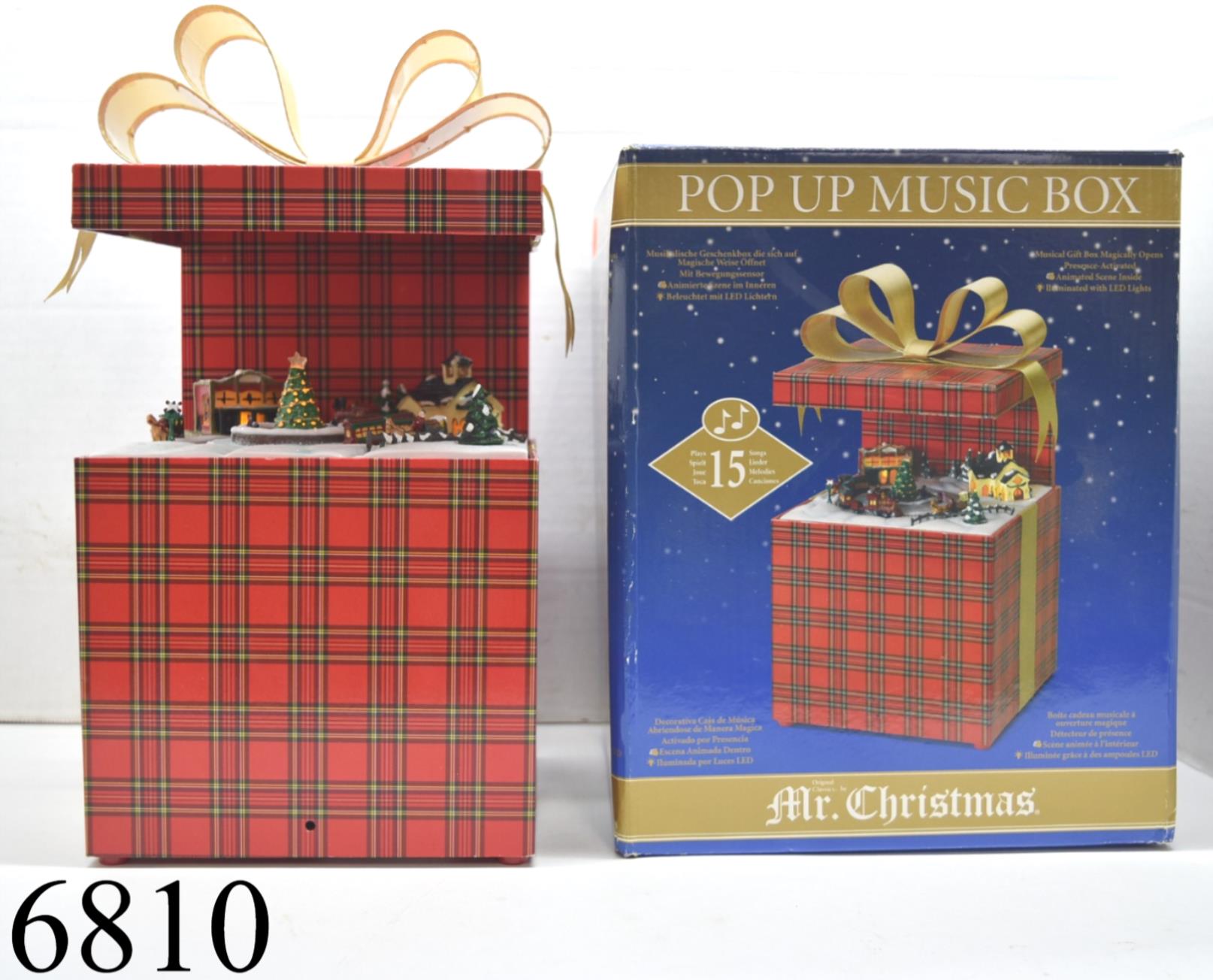 mr christmas pop up music box