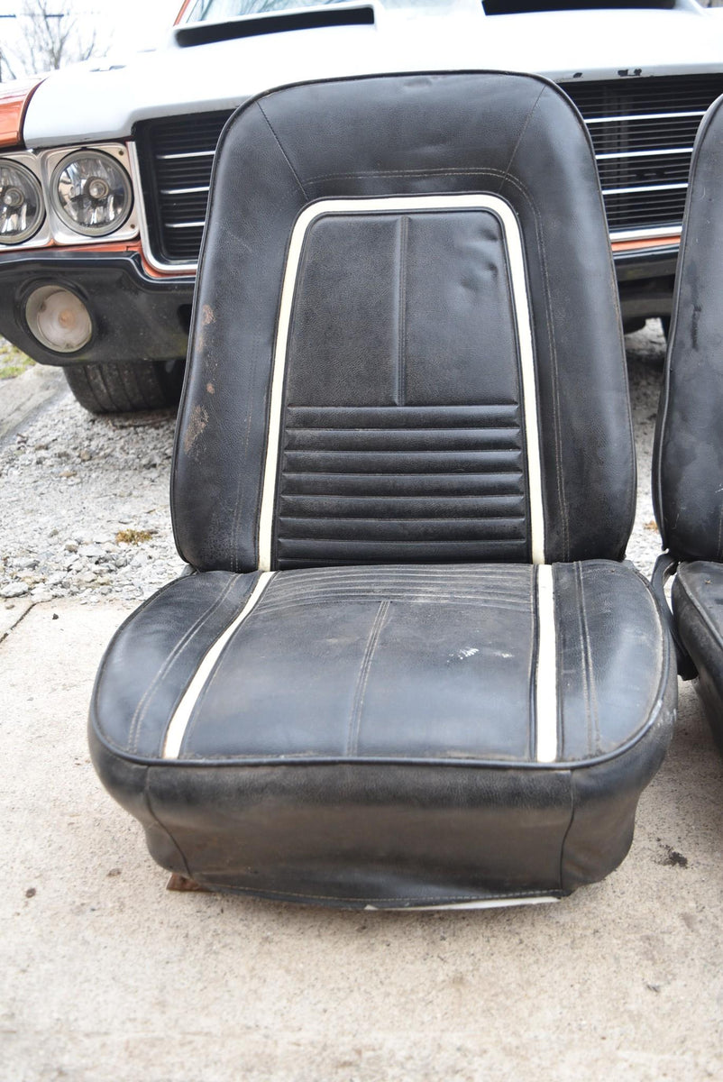 1967-1968 Chevy Camaro Firebird Front Bucket Seats With Seat Tracks 67–  FatMan's Garage, LLC