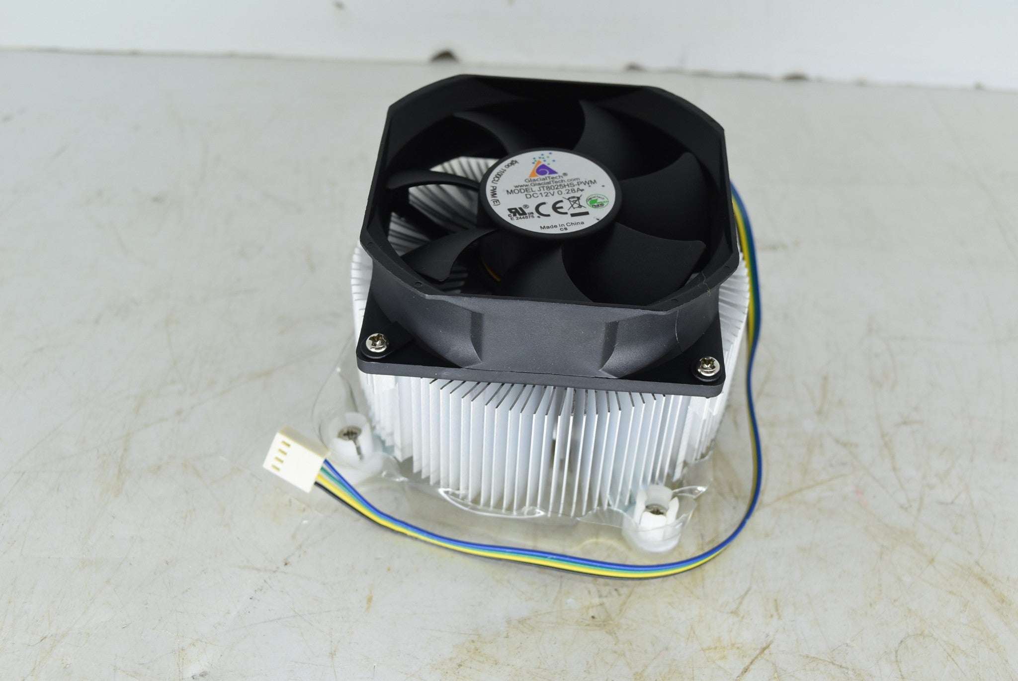 GlacialTech JT8025HS-PWM Heatsink Fan Igloo 12V .28A 1100 PWM(E) New U ...