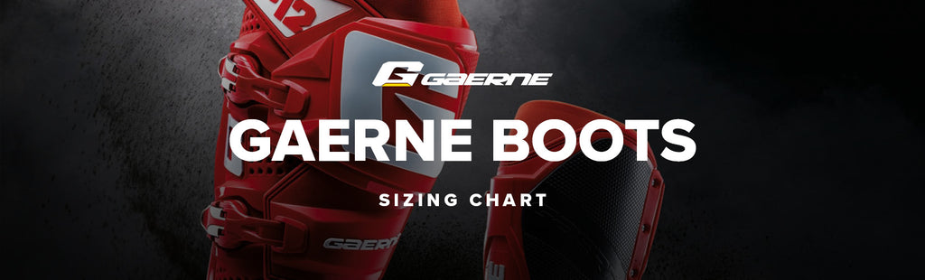 Gaerne Boots Sizing Guide Chart New Zealand