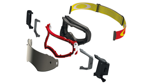 dismantle dirt bike goggles for cleaning