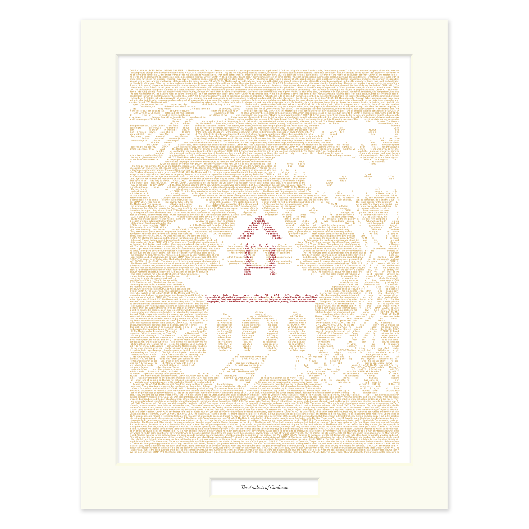 Litographs The Analects Of Confucius Book Poster