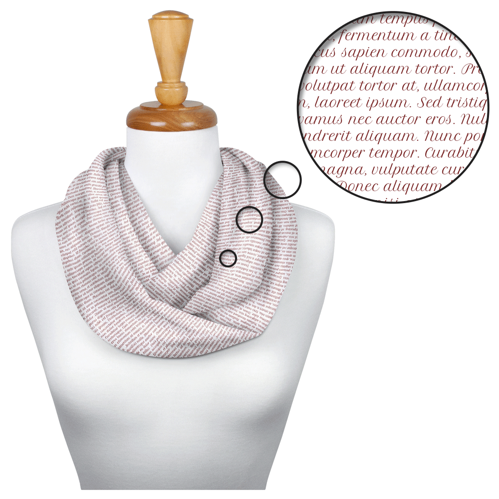 book print scarf